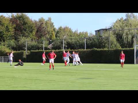 (A) ASC Nieuwland jo17-1 vs DOVO jo17-2 op 29-9-2018