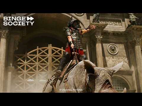 Gladiator II (2024): Epic Rhino Duel Full Scene
