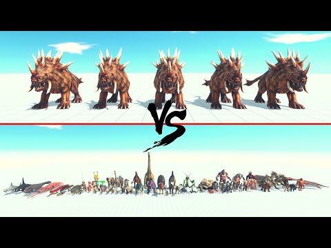 5x Hellhound Vs All Units ARBS | Animal Revolt Battle Simulator