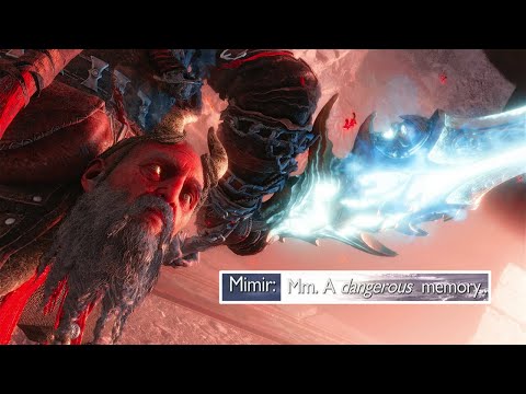 Mimir was surprised to see Blade of Olympus for the first time