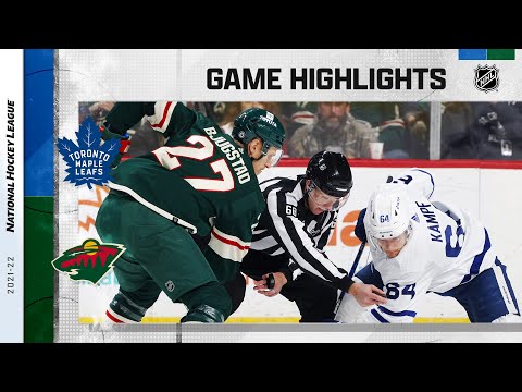 Maple Leafs @ Wild 12/4/21 | NHL Highlights
