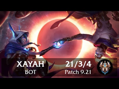 Xayah Bot vs Ezreal | Pinoy Challenger Replay Patch 9.21