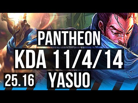 PANTHEON vs YASUO (MID) | 11/4/14 | KR Diamond | 25.16