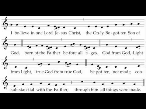 Credo III - ICEL Chant - New English Translation of the Roman Missal