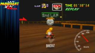 MK64 - World Record on Banshee Boardwalk - 40"81 (NTSC: 33"94) by Matthias Rustemeyer