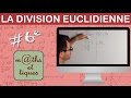 Poser une division euclidienne (avec reste) - Sixième