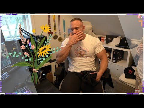 Shy knut buys some flowers for his Queen