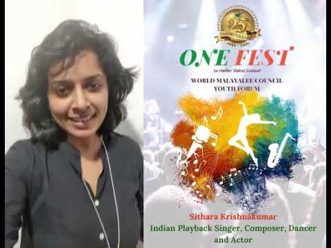 Best Wishes from Sithara Krishnakumar - Indian Playback Singer, Composer, Dancer and Actor