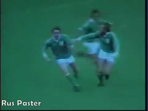 EURO-1980. Qualifiers. Group 1. Ireland - England - 1:1. Highlights.