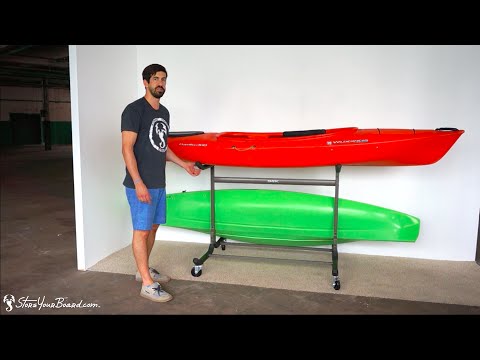 Kayak Floor Rack | 3 Kayak Storage Rack | StoreYourBoard