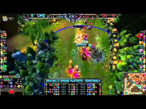 LMQ VS CA Game 1 Highlights   NACS 2014 Spring Semi MUST SEE