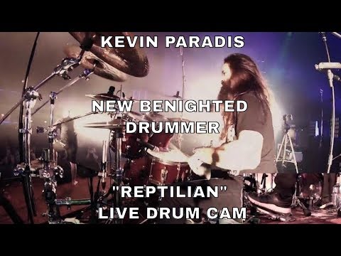 Kevin Paradis joins Benighted : REPTILIAN Live Drum Cam (live at Toulouse, Fr)