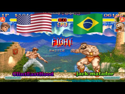 Super Street Fighter 2 Turbo ➤ ClintEastHood (Usa) vs jack matador (Brazil) スーパーストリートファイターII X