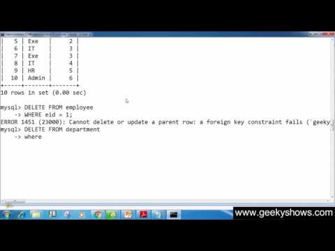 1 Introduction to SQL Hindi