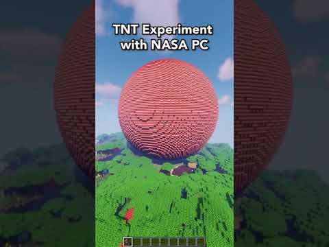 Minecraft TNT Experiment! #shorts