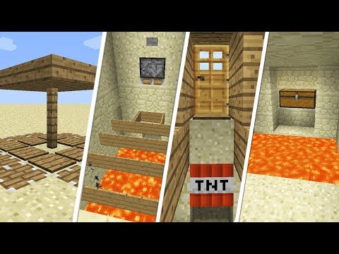 Secret Minecraft Traps You Can Build As Well! - Tutorial #1