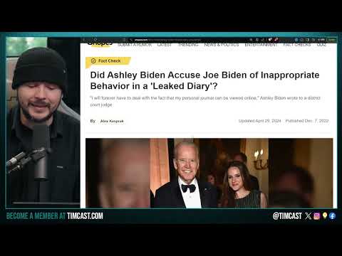 Ashley Biden CONFIRMS DIARY IS REAL, Snopes Updates Article Saying About Inappropriate Showers