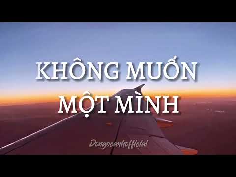 KHÔNG MUỐN MỘT MÌNH- Vicky Nhung ( Beat chuẩn) Karaoke #khongmuonmotminh #Dongocanhofficial