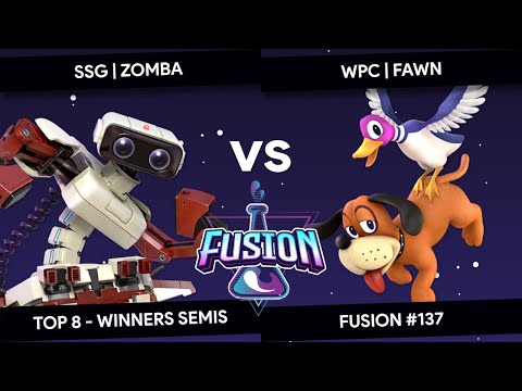 Fusion #137 - Zomba (R.O.B) Vs. Fawn (Duck Hunt Dog) - Top 8 - Winners Semis