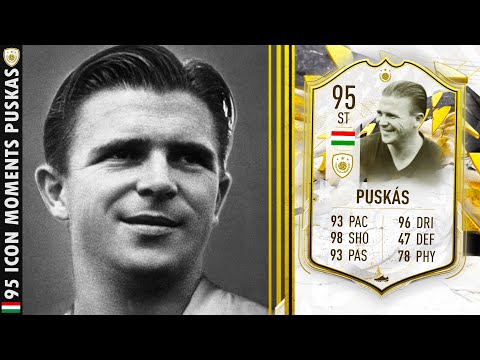 95 ICON MOMENTS PUSKAS PLAYER REVIEW - FIFA 22 ULTIMATE TEAM