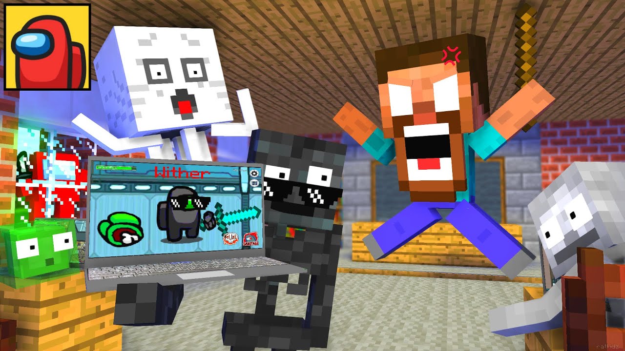 AMONG US WITHER CHEATER IMPOSTOR APOCALYPSE | ratki Animation