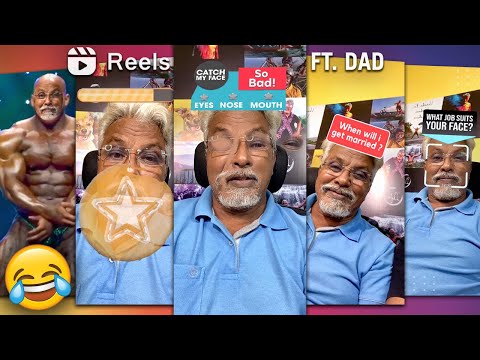 INSTAGRAM REELS Ft. DAD 😂😝| Semma Fun!