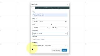 How to Create a Calendar Event in Canvas