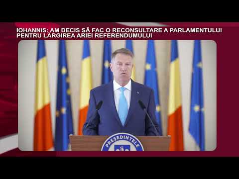 DECLARATIA ZILEI 01 Aprilie - Iohannis reconsultă Parlamentul