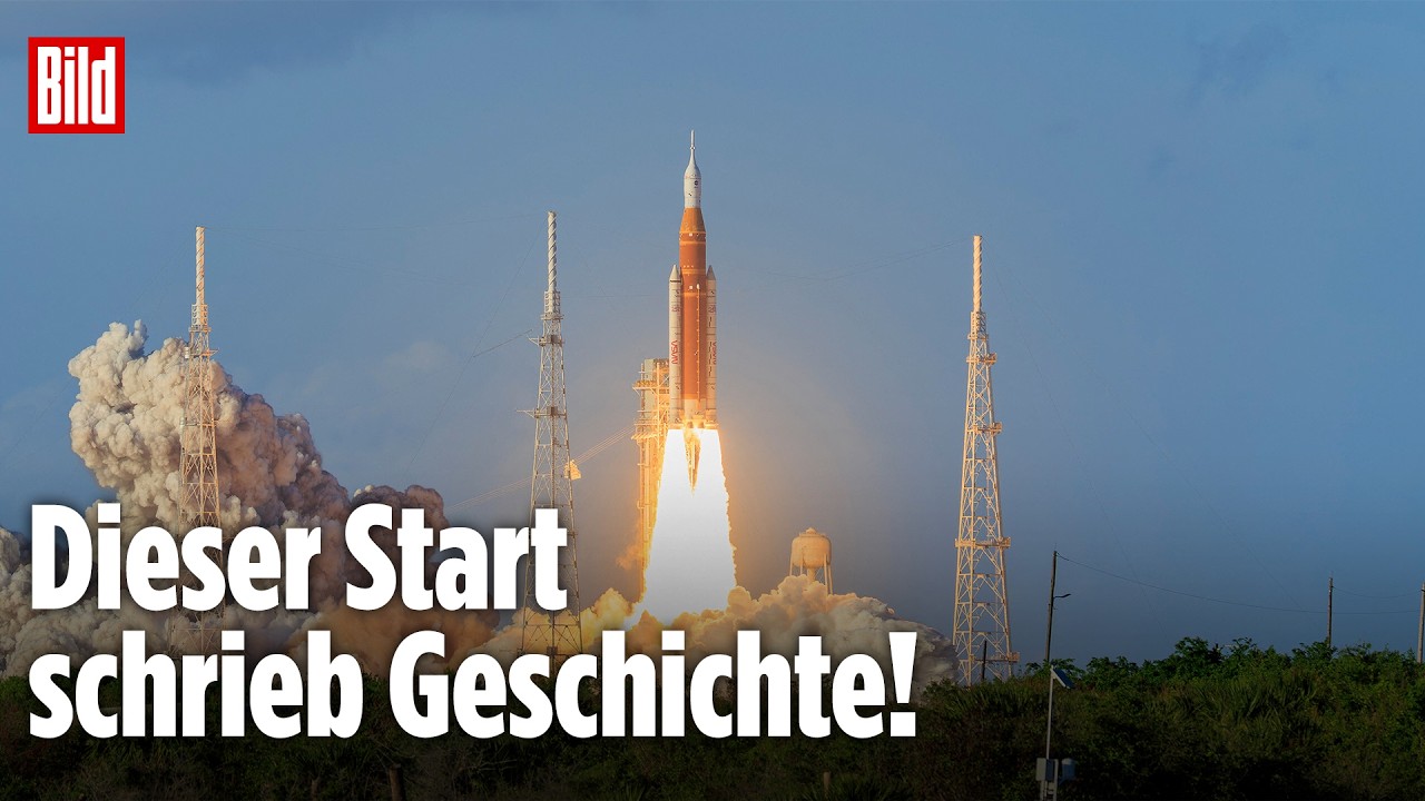 Artemis-2: Hier noch einmal den Start der Mondmission anschauen