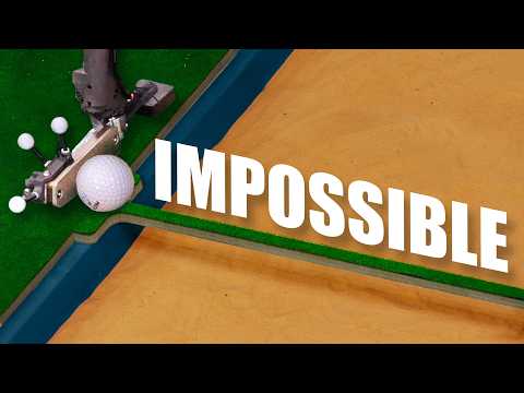 Robot golf vs holes that keep getting harder