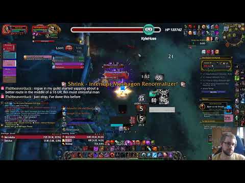 🔶🔵🔶 Pugging Highest Mythic+ Keys I can Find - Blood DK Tank POV