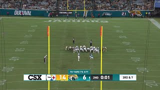 Cam Little HITS A 70-YARD FIELD GOAL