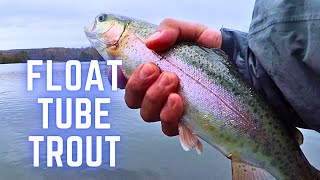 INSANE Number of Trout Caught On the Float Tube!
