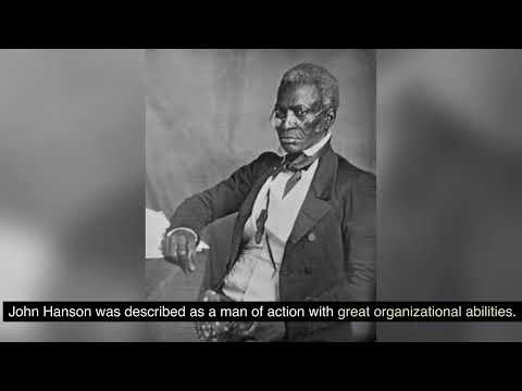 The legacy of John Hanson 1st  President of United States  a "Moor"