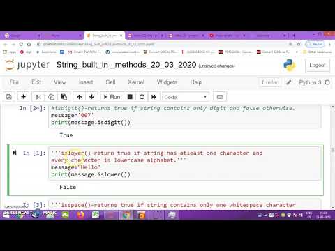 String In Built Methods Part Iii Python