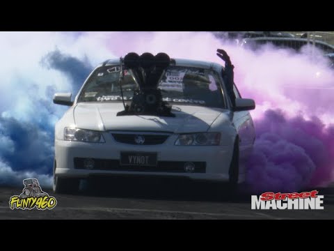 VYNOT SHREDDING TYRES AT SUMMERNATS 35