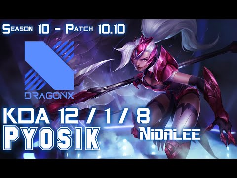 DRX Pyosik NIDALEE vs REK'SAI Jungle - Patch 10.10 KR Ranked