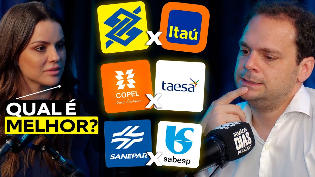 PING PONG AÇÕES: SANEPAR vs SABESP | TAESA vs COPEL | BB vs ITAÚ | BB SEGURIDADE vs PORTO SEGURO