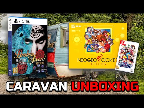 Broken Sword & Neo Geo Pocket Color Vol 2 Selection Collectors Edition Unboxing In a Caravan