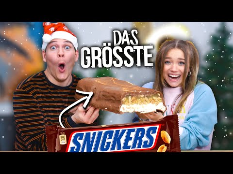 2 IDIOTEN MACHEN DAS GRÖßTE SNICKERS DER WELT mit @Joey's Jungle 😰😂😍