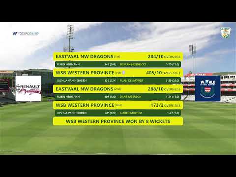 CSA Division 1: 4-Day Series | WSB Western Province vs Eastvaal NW Dragons - Day 4 | 2025/26