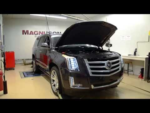 2015 Cadillac Escalade 6.2L Magnuson Supercharger Kit on the Dyno