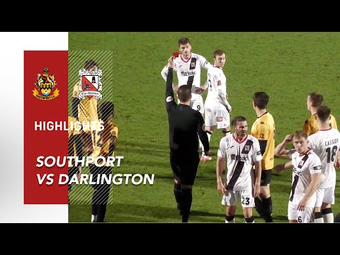 Southport 3-0 Darlington - National League North - 2021/22