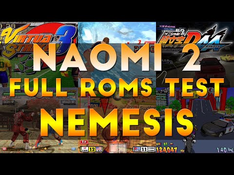 NAOMI 2 FULL ROMSET TEST | NEMESIS PRO