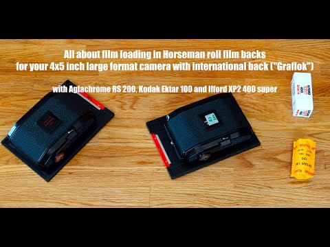 Horseman 6x7 and 6x9 film backs for 4x5 cameras