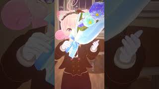 いつものお返しくるっホワイトデープレゼントをどうぞくる💐 #varkshorts #個人勢vtuber #Vtuber #バーチャルyoutuber #猫耳 #メイド  #shorts