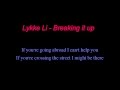 Lykke Li - Breaking It Up (HD Quality) Lyrics