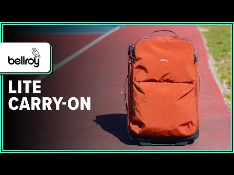 Bellroy Lite Carry-On (38L lightweight luggage, with built-in packing cubes and a compressible shell) - RiverRock video review thumbnail