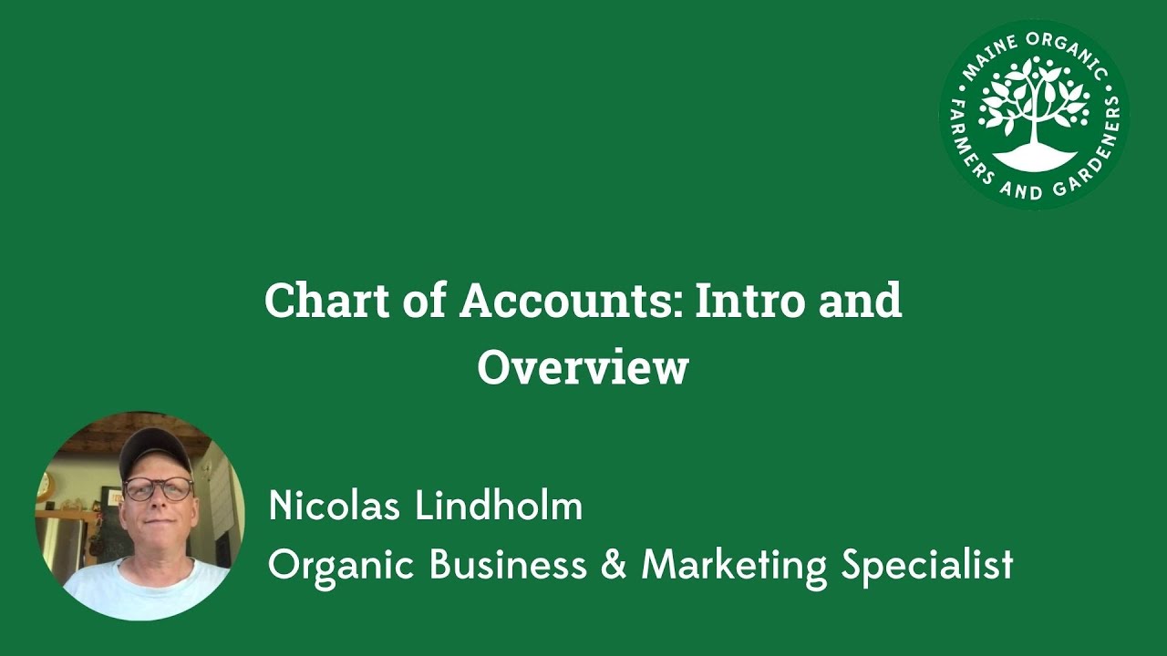 Chart of Accounts Intro and Overview