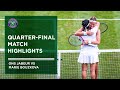 Marie Bouzkova vs Ons Jabeur | Match Highlights | Wimbledon 2022